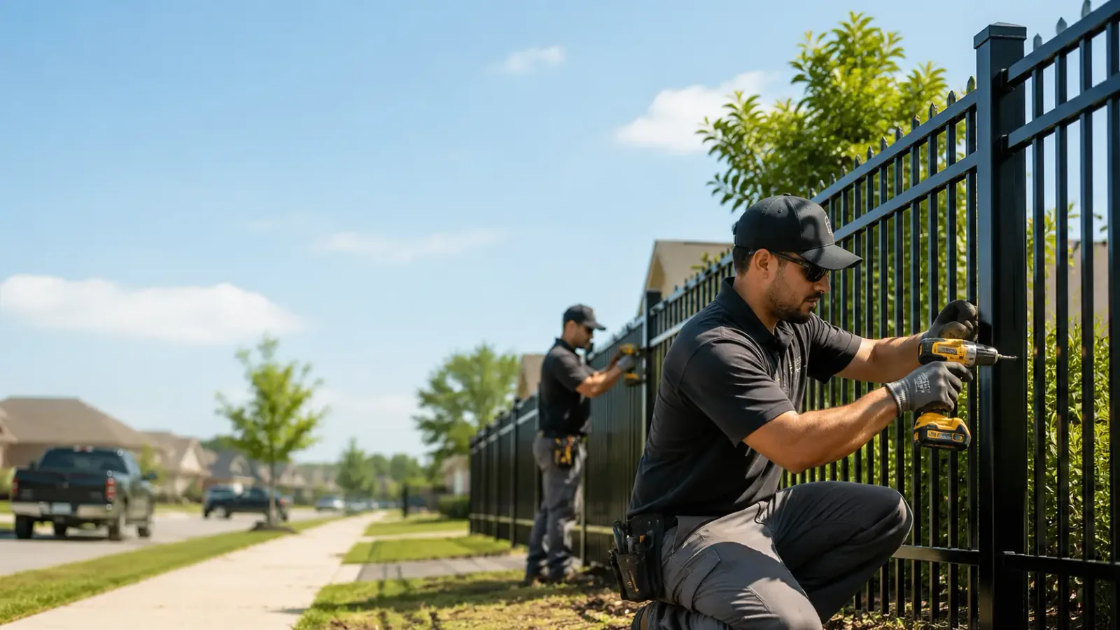 Metal Fence Installation in Yancey, TX